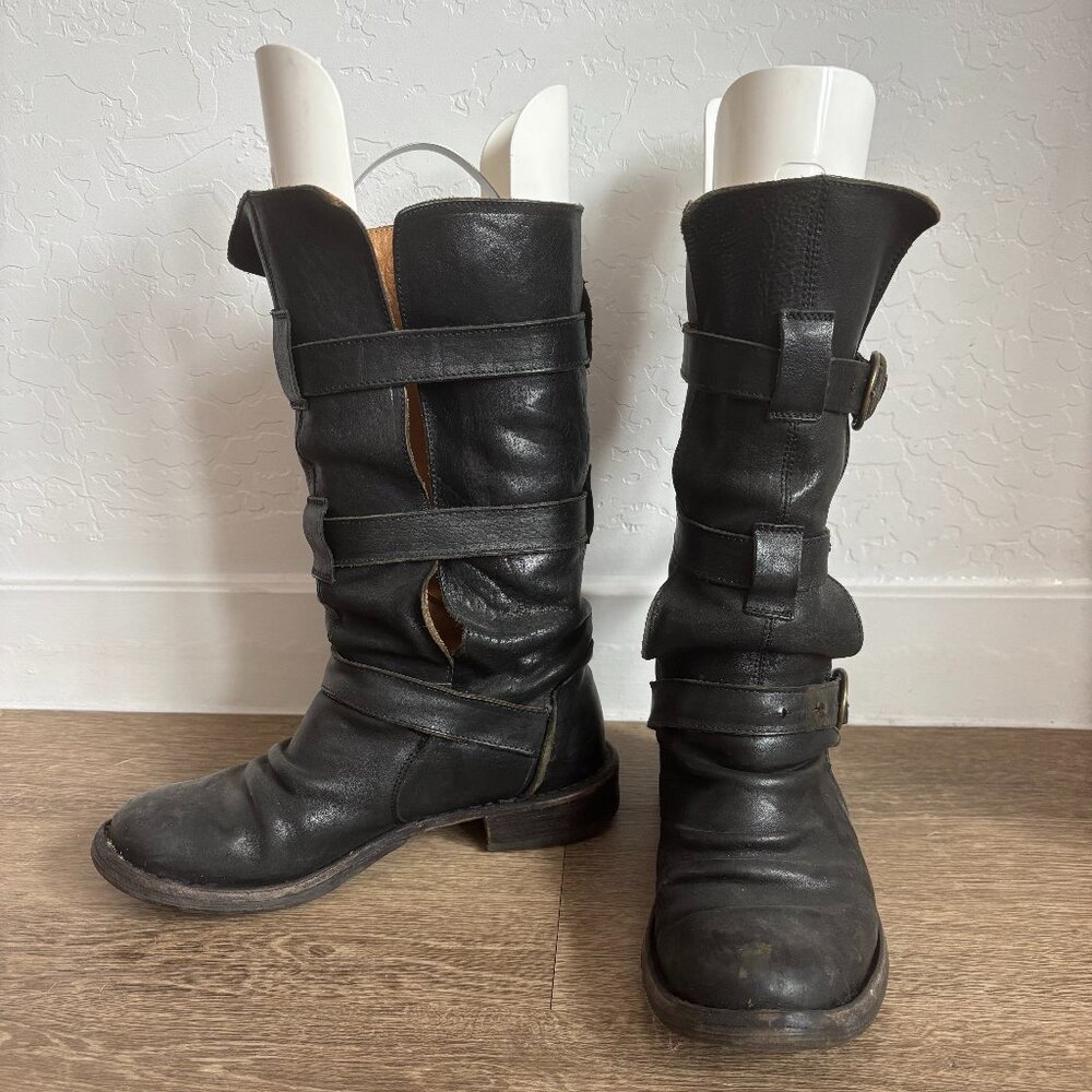 FIORENTINI + BAKER - 7040 Black Leather Boots